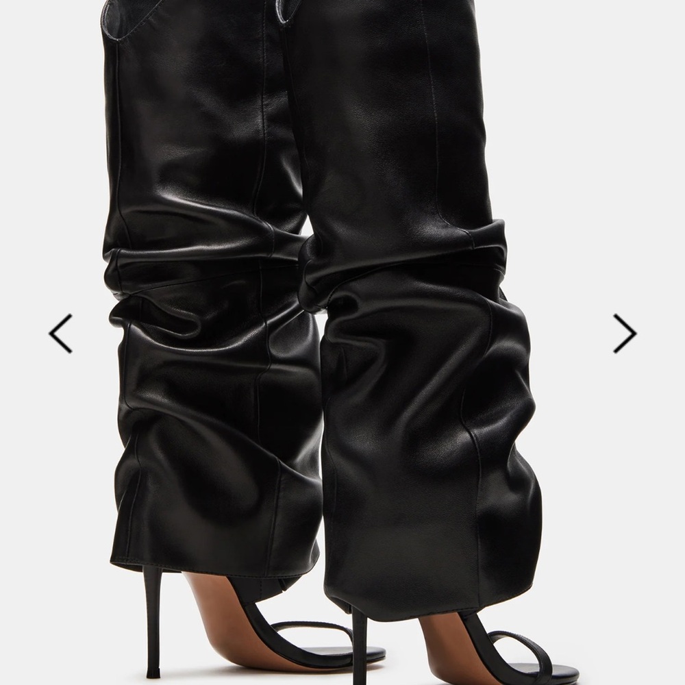 Steve Madden Black Heeled Boots